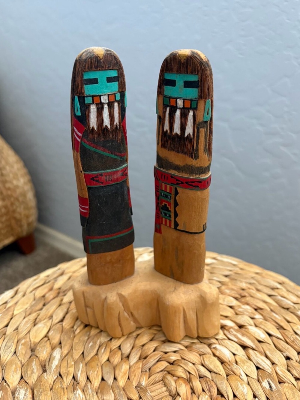 Vintage Handcrafted Wooden Hopi Kachina Dolls